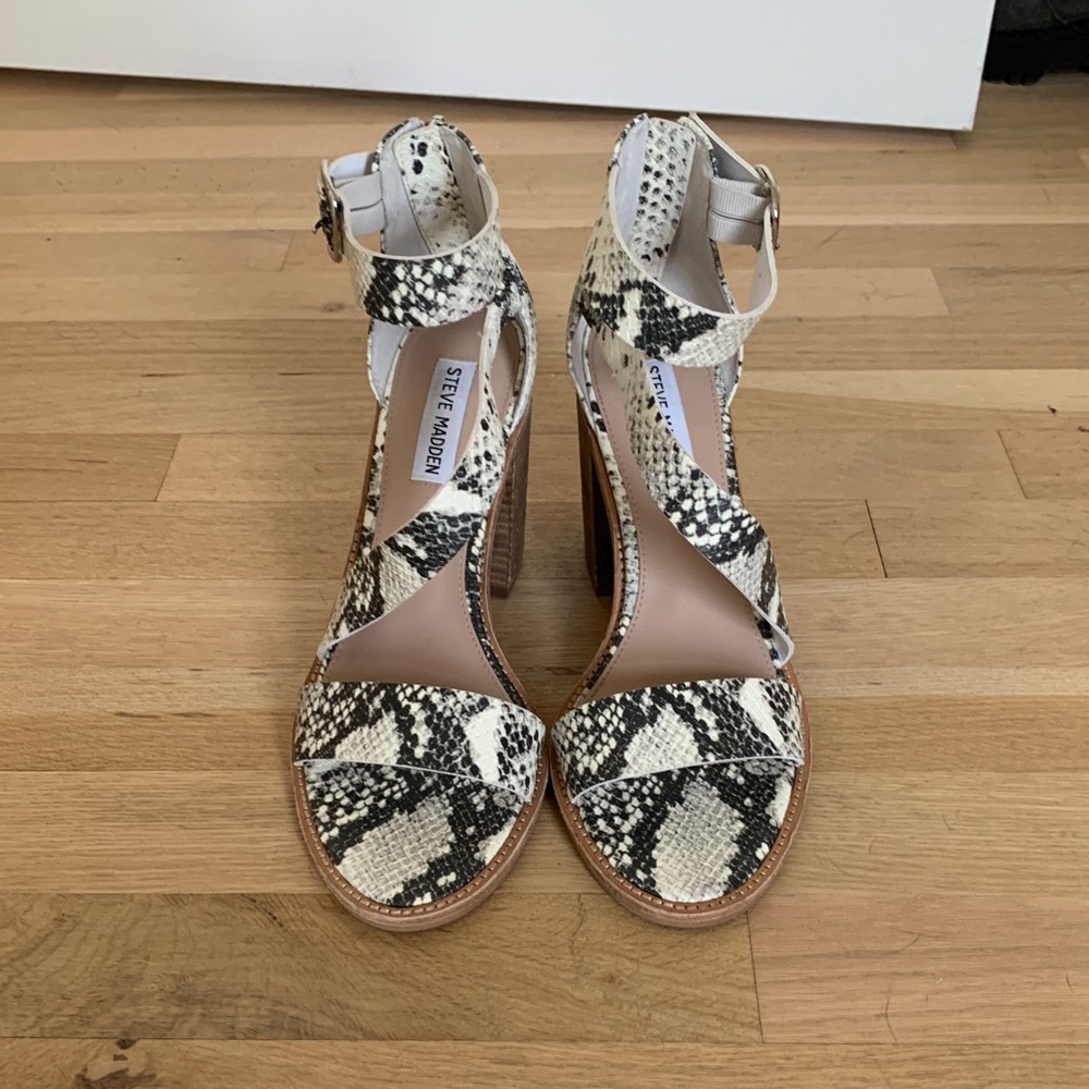 Steve Madden Snake Print Heels